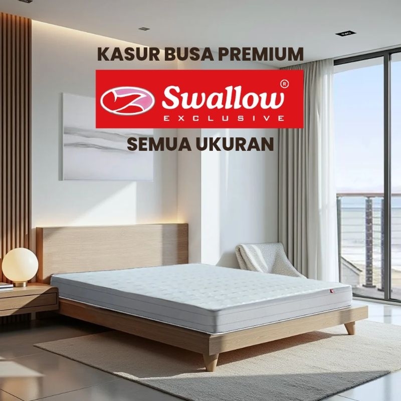 Kasur Busa Swallow EXCLUSIVE Garansi 20 Tahun 200 x 18 x Semua Ukuran
