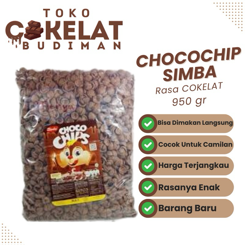 

Simba Chocochip 950gr | Chocochip Crunchy