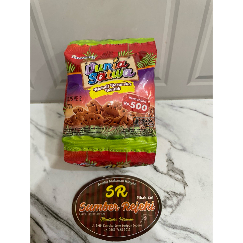 

DUNIA SATWA BISKUIT BERANEKA BENTUK HEWAN ISI 10 BUNGKUS