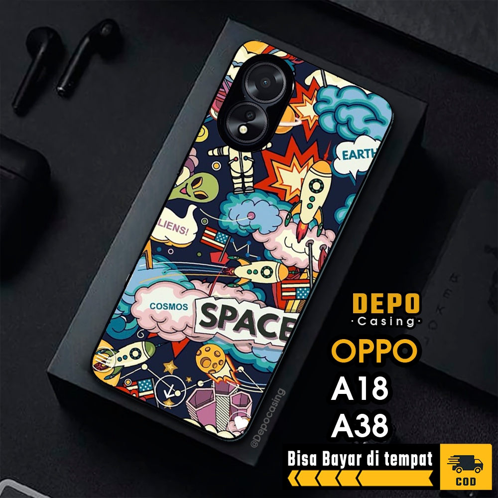 Case Oppo A18 A38 Casing Oppo A18 A38 Casing Depo Casing [AST2] Case Glossy Case Aesthetic Custom Ca