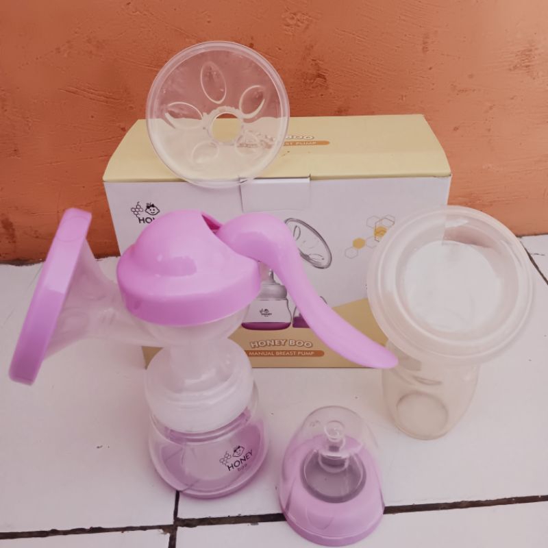 PRELOVED - YUMMY MOM N BABY X HONEY BOO FREE CORONG SILICON DAN BREAST PUMP