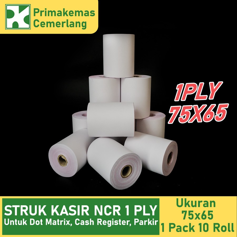 

STRUK KASIR NCR 1PLY 75x65