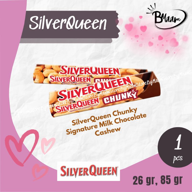 

SILVERQUEEN Chunky Signature Milk Chocolate Cashew 26gr 85gr