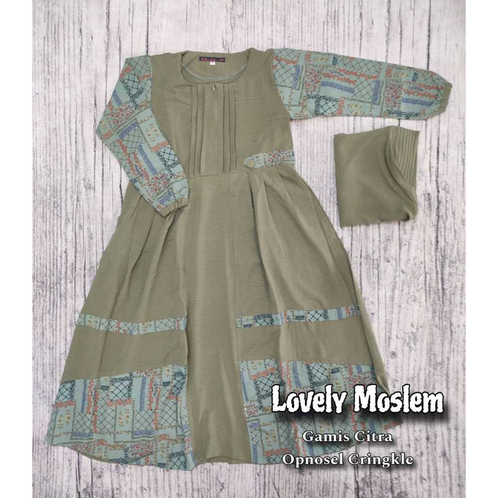 GAMIS ANAK PEREMPUAN FREE HIJAB / GAMIS ANAK BY CITRA KIDS / BUSANA MUSLIM ANAK PEREMPUAN