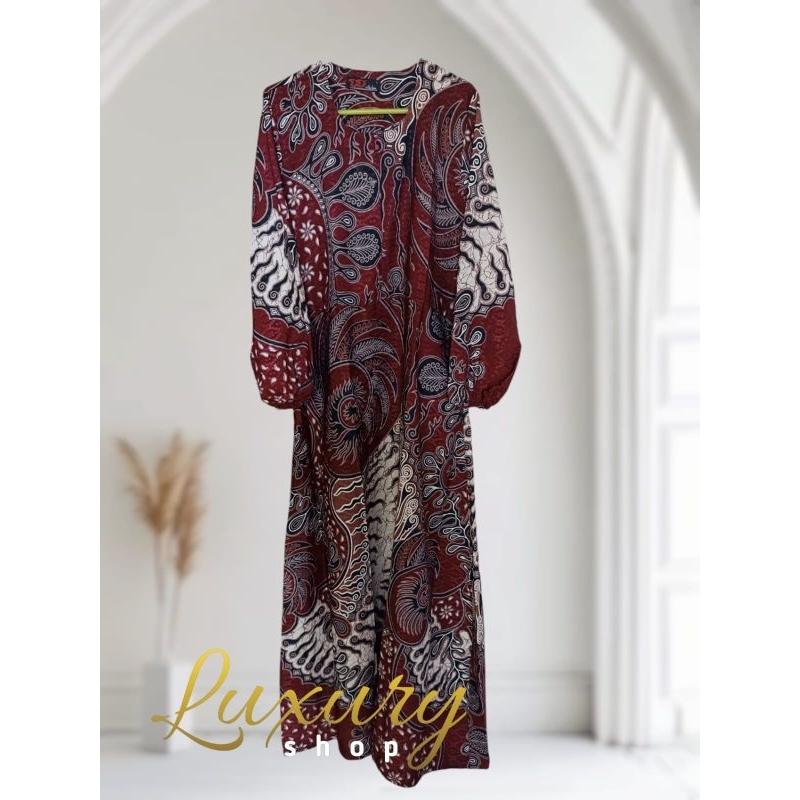 GAMIS BATIK DOBBY SEMI SUTRA PREMIUM