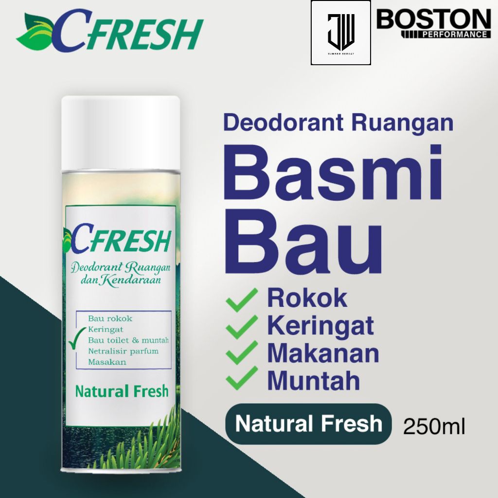 C-Fresh Natural Fresh Pewangi Mobil/Pewangi Ruangan/Parfum Mobil/ Penghilang Bau/ Parfum Mobil Spray