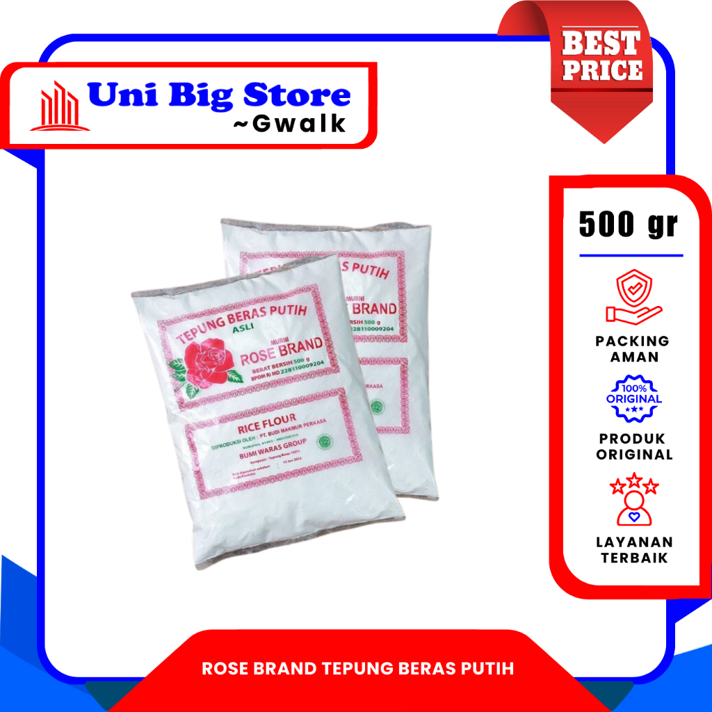 

ROSE BRAND TEPUNG BERAS PUTIH - 500 gr