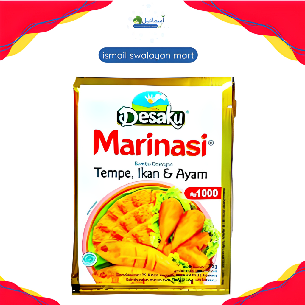 

Desaku Bumbu Marinasi Tempe Ikan Ayam Goreng 15gr | Bumbu Masak Dapur Murah Tempe Ikan Ayam Goreng Murah