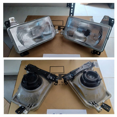 LAMPU HEAD LAMP ONLY NISSAN TERRANO 1987-1995 LAMPU DEPAN NISSAN TERRANO 215-1139-RD