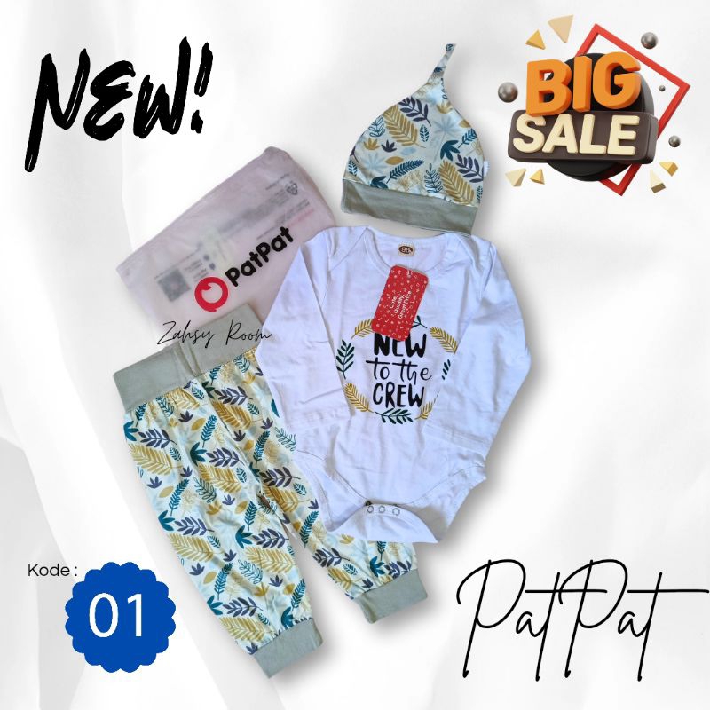 Baju Bayi Newborn Anak Tanggung Jumper Setelan Anak Patpat NEW NGABISIN