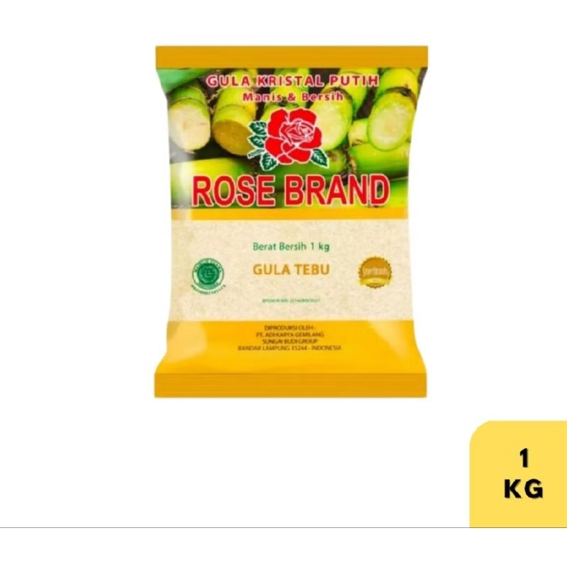 

Gula kristal rose brand 1kg