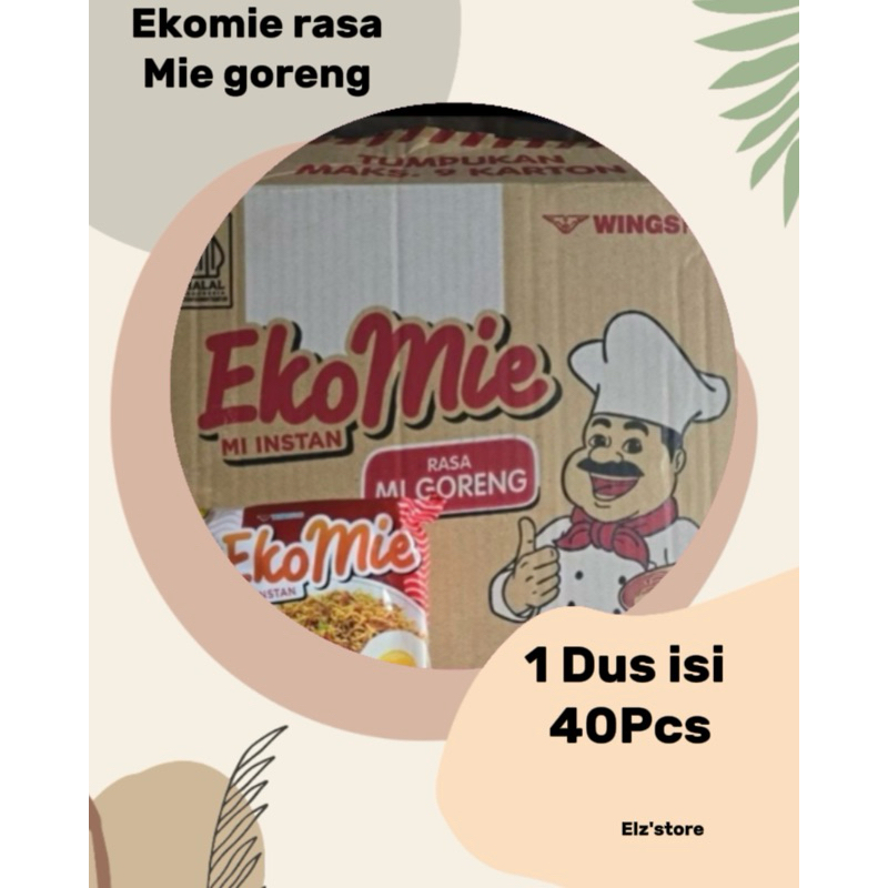

[ 1 Dus ] Ekomie rasa mie goreng isi 40pcs
