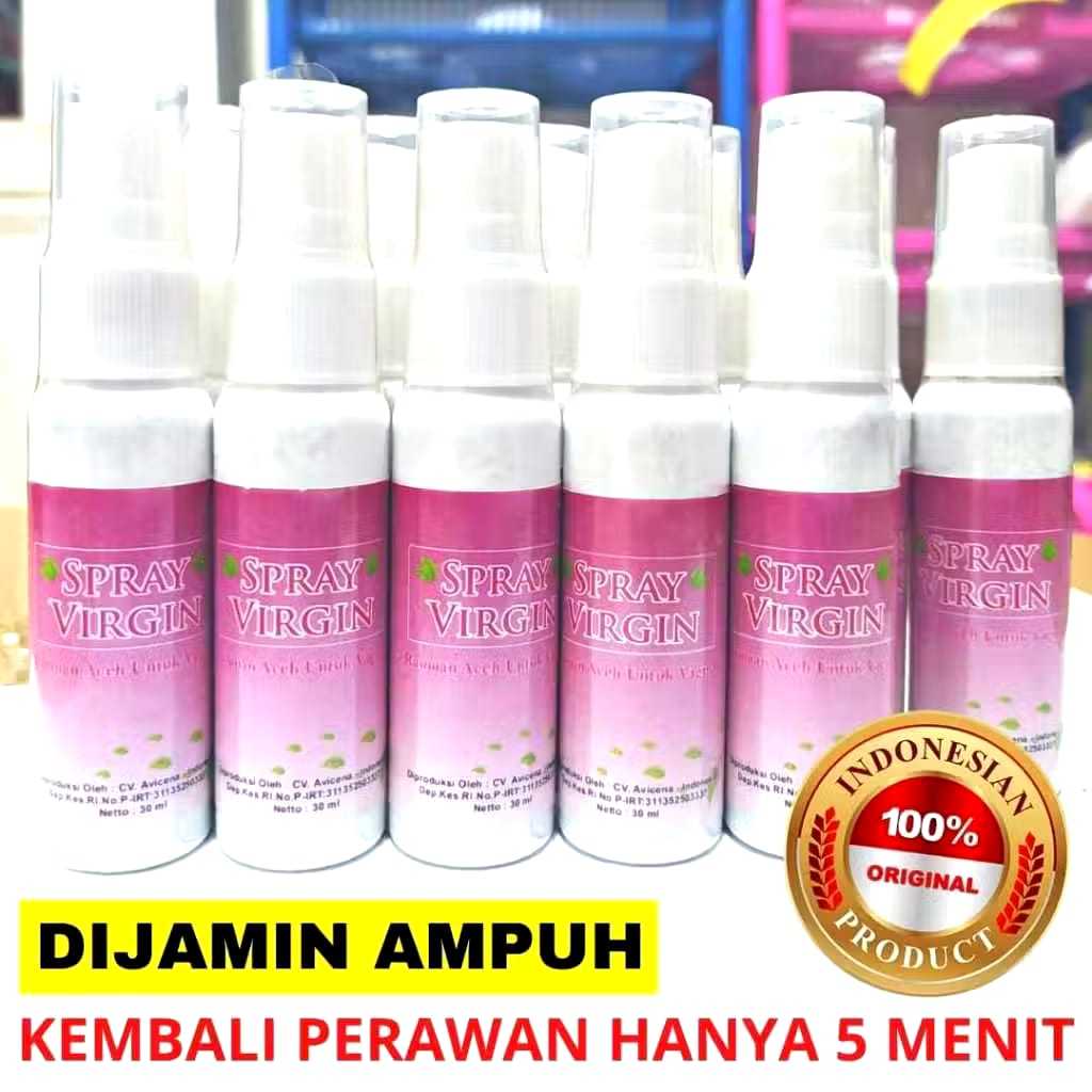 Spray Virgin Kembali Ampuh 5 Menit >  SPRAY VIRGIN  Perapat Pengharum Kewanitaan Aman Alami Original