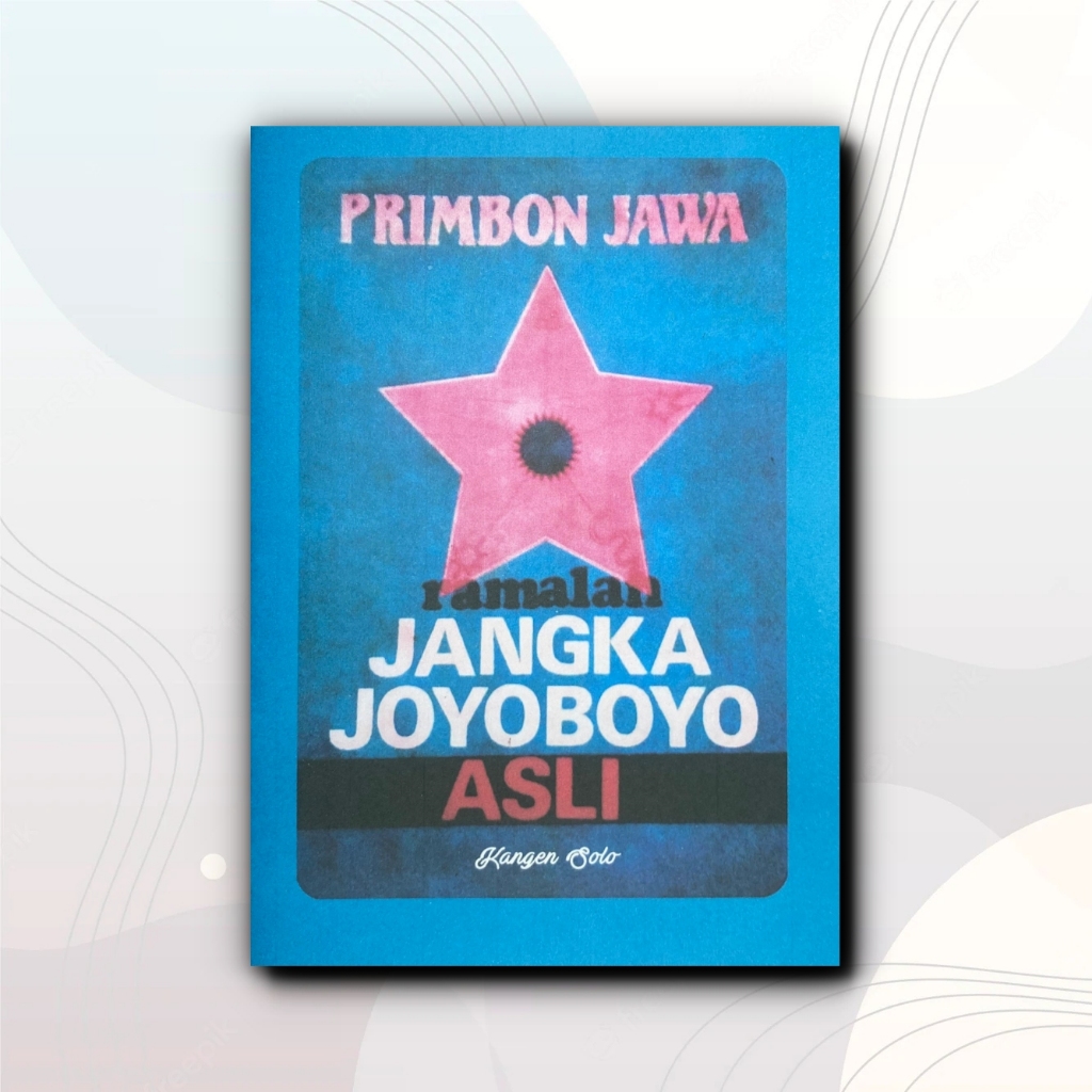 Buku Primbon Jawa Ramalan Jangka Jayabaya Asli - Sampul Bintang
