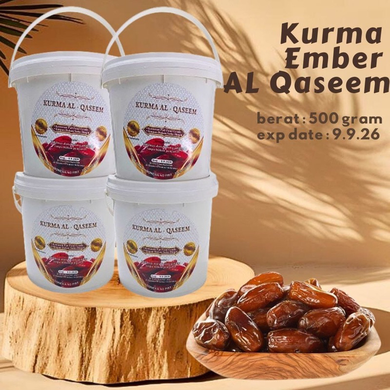 

KURMA AL QASSIM KEMASAN THINWALL & TIMBO MERAH (RUTHOB) AL_QASSIM/ KURMA TA'JIL/ SUNNAH NABI/ KURMA BASAH 850gr