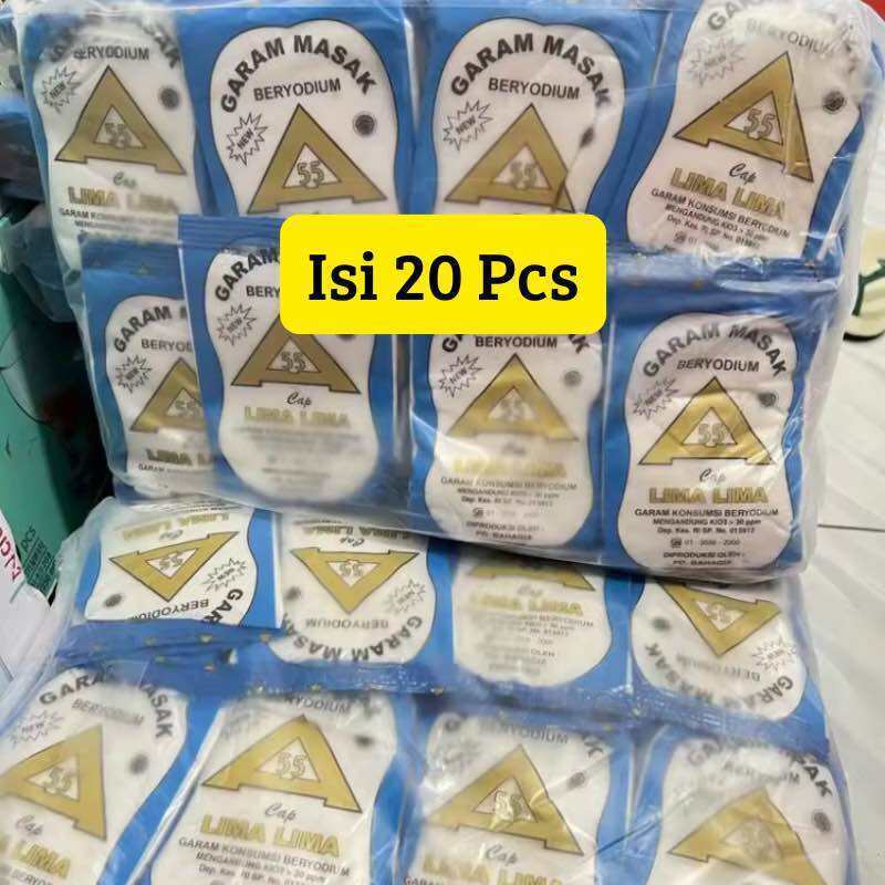 

Garam Masak/Garam Dapur Beryodium isi 20pcs 100gr