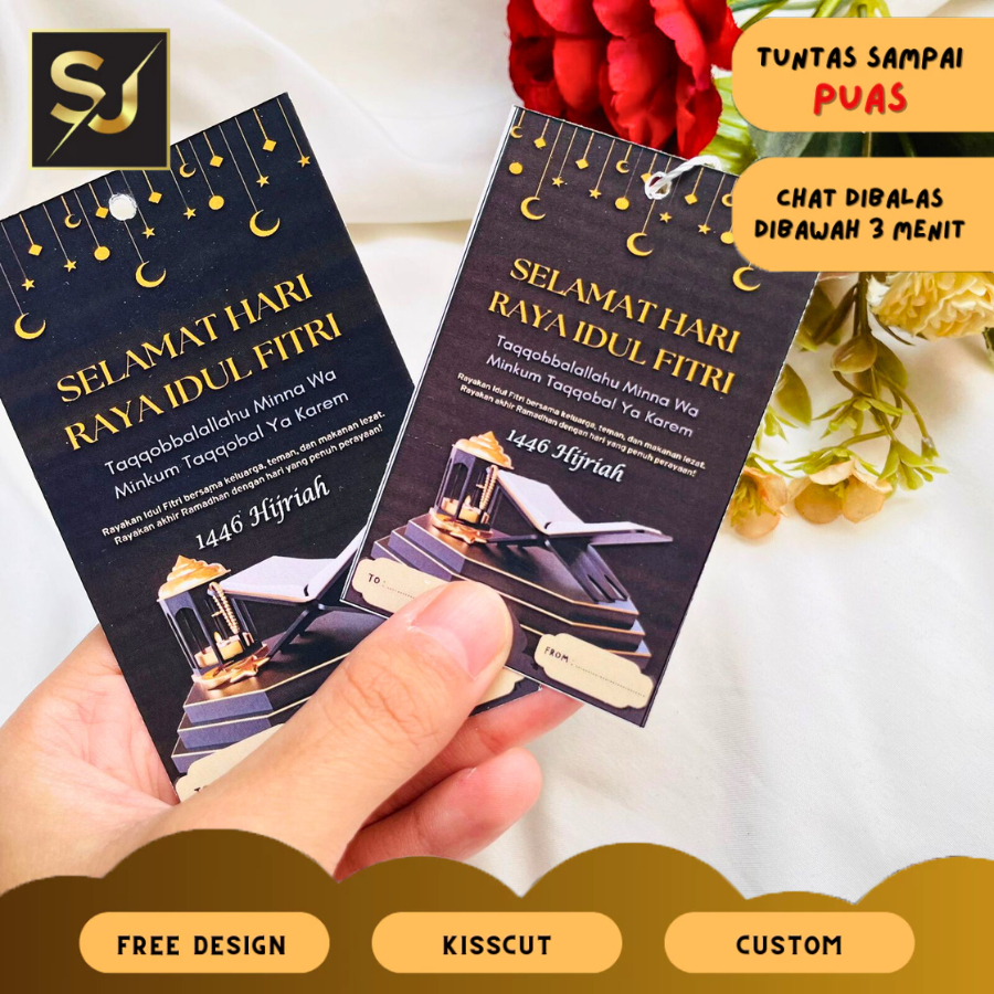 

Hangtag Idul Fitri Hampers Hang Tag Idul Fitri Kartu Ucapan Hangtag Lebaran custom