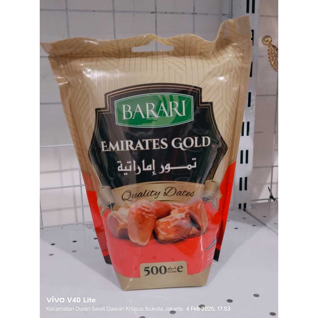 

Kurma Barari Emirates Gold Pouch 500gr (PCS)