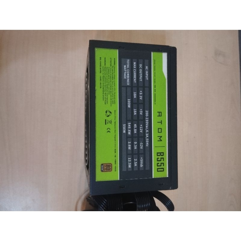 PSU pure Antec ATOM B550 watt