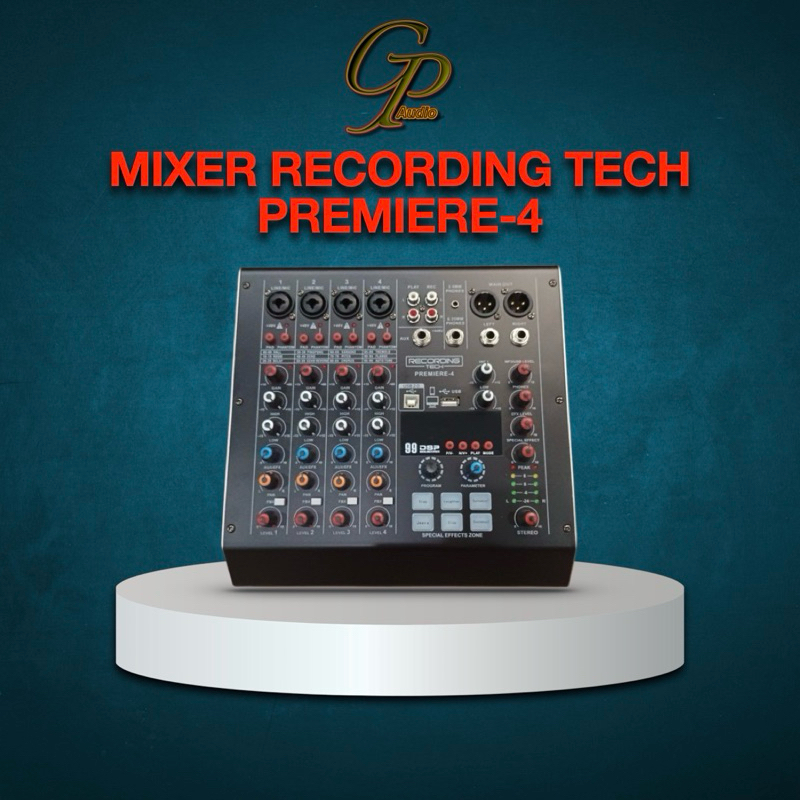 Recording tech premiere4 audio mixer