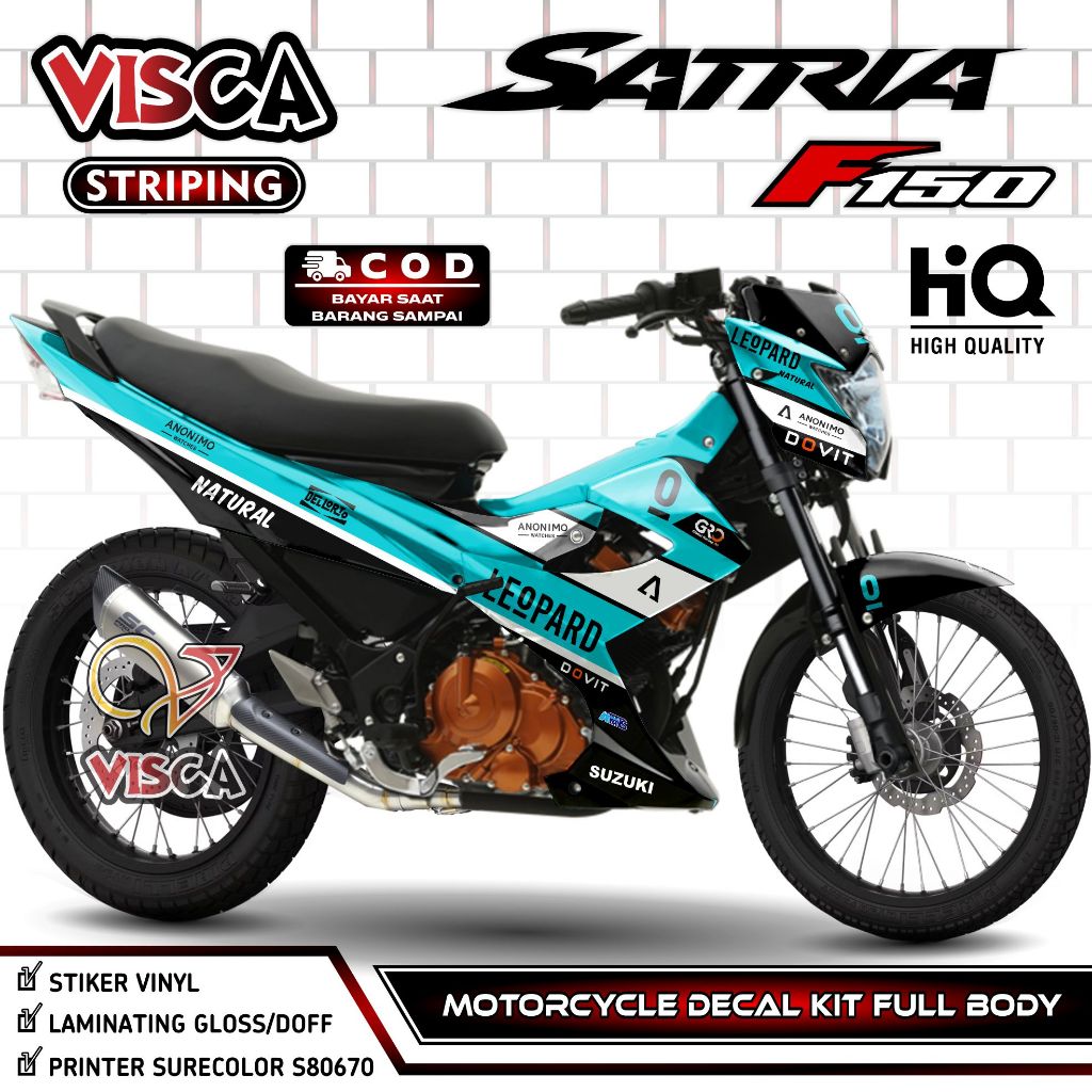 Decal Satria FU Facelift Full Body - Stiker Satria FU Facelift Full Body - Dekal Satria FU Facelift 