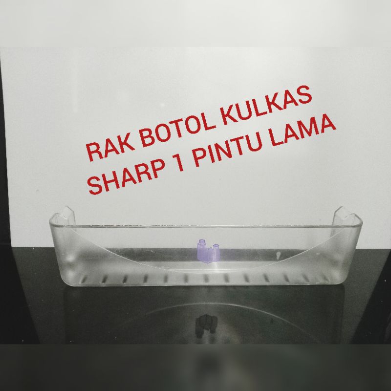 RAK BOTOL KULKAS SHARP 1 PINTU.JUMBO.SECOND ORIGINAL