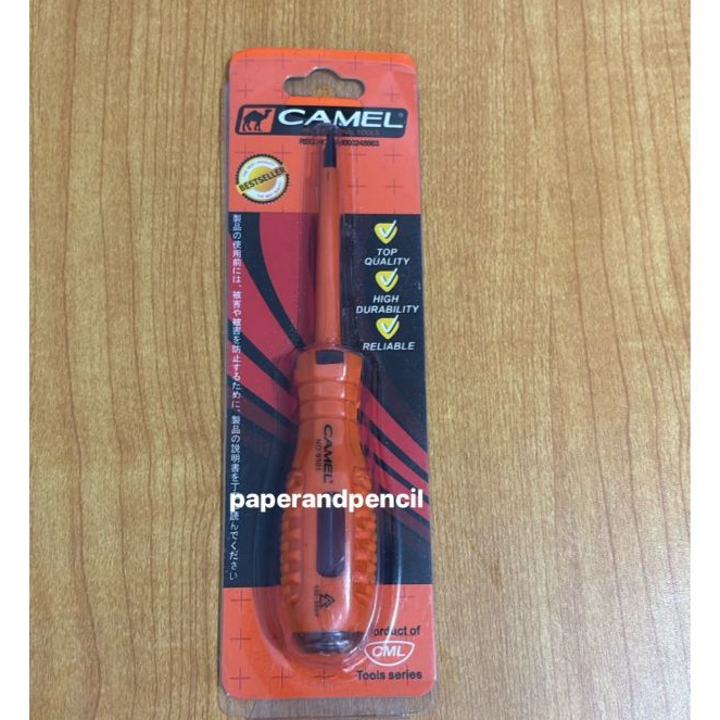 - Tespen Listrik CAMEL / Obeng Tespen CAMEL ORIGINAL