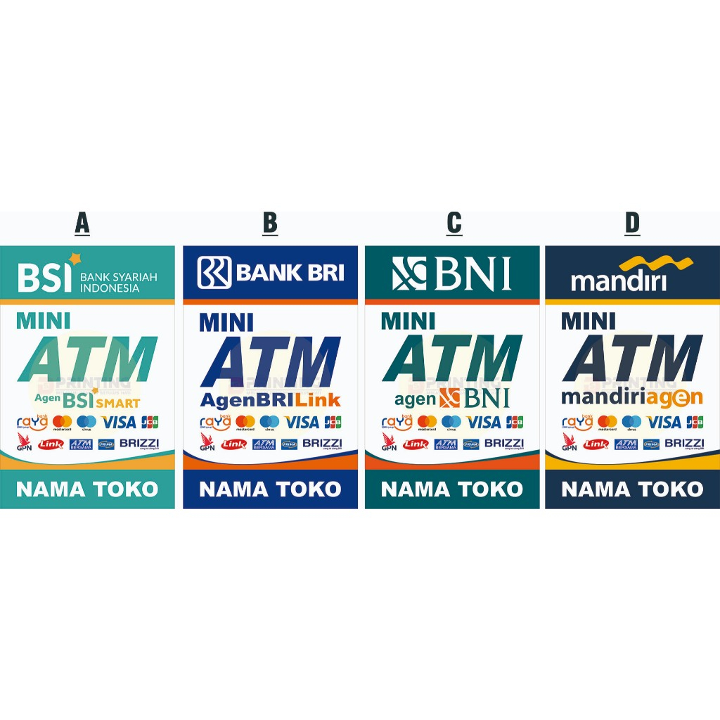 

STIKER HIASAN TEMPEL LAYANAN MINI ATM ( DIJUAL PER PCS )