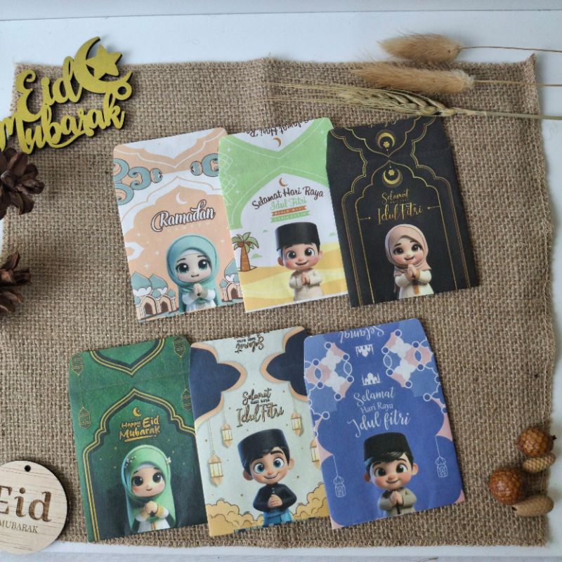 

Amplop Lebaran Hari Raya Idul Fitri Isi 60 pcs Angpao Karakter Lucu Ramadhan 2025 Amplop Thr amplop murah