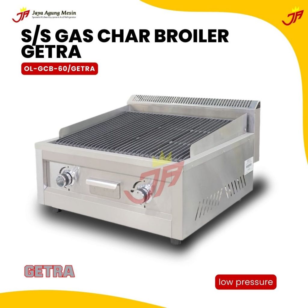 GETRA S/S Gas Char Broiler  OL-GCB-60 / OL GCB 60