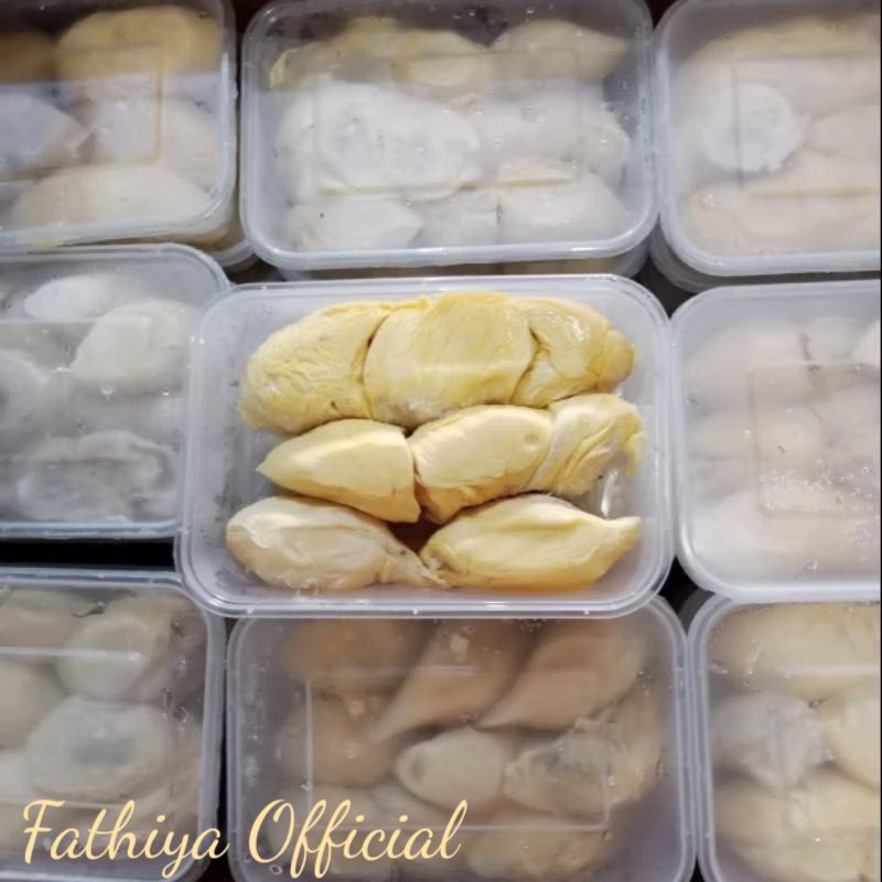 

Durian Kupas Legit Manis Banyak Daging 500ml Full