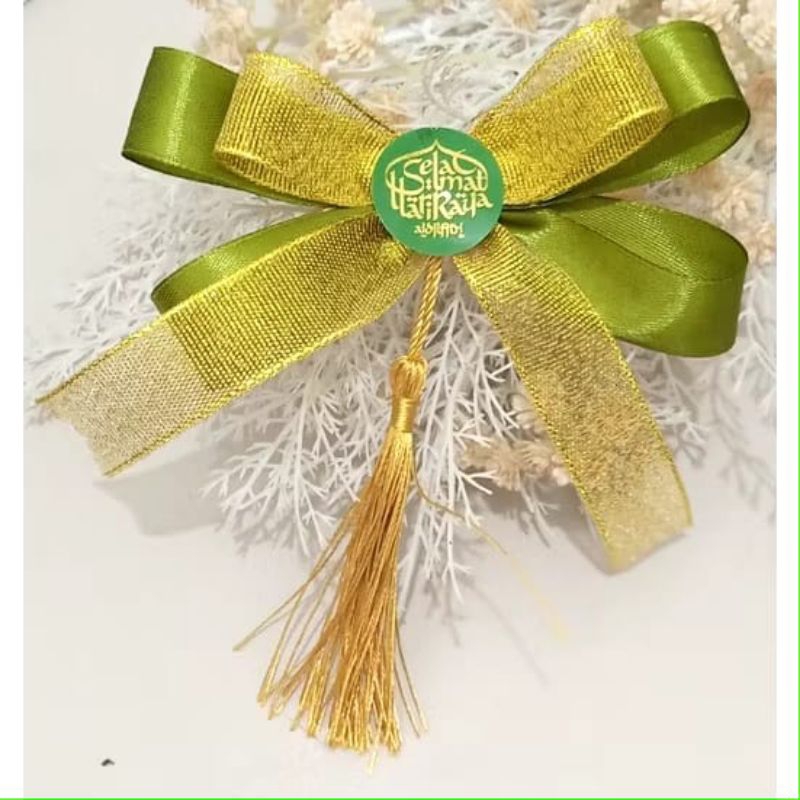 

pita satin hari raya idul fitri/ idul adha 2cm MINIMAL ORDER 5PCS