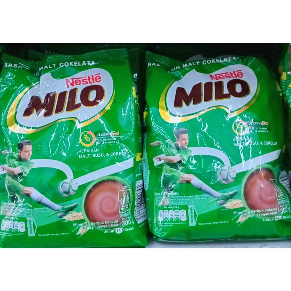 

Nestle Milo Actigen Active Rasa Malt Cokelat 300gr / Susu Bubuk Milo Cokelat