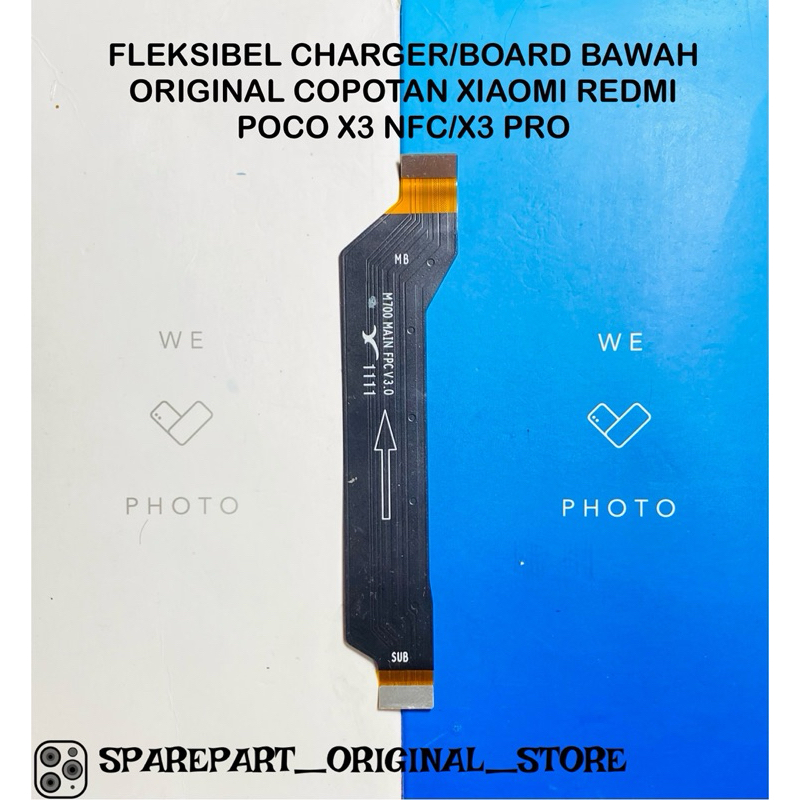FLEKSIBEL CHARGER/CAS BOARD BAWAH ORI 100% COPOTAN XIAOMI REDMI POCO X3 NFC/X3 PRO