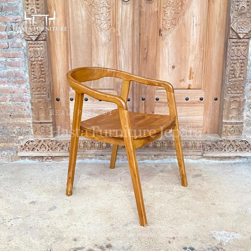Kursi Selly Tanganan Kotak Kayu Jati Grade A, Kursi Makan, Kursi Teras, Kursi Cafe Best Seller
