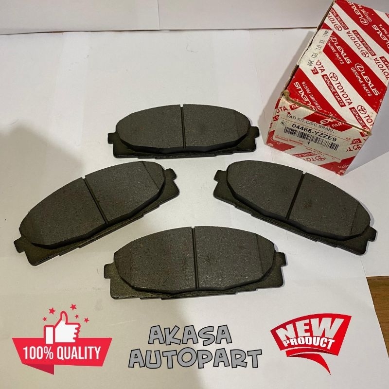

Kampas Rem Depan Brake Pad Hiace New Commuter Original 04465-YZZE9