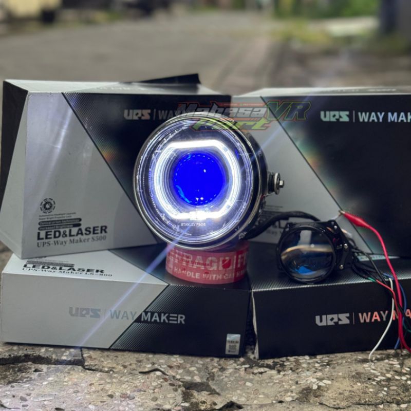 Biled ninja ups Waymaker S500/ sepaket biled ninja batok se ring set reflektor set shord BMW set bil