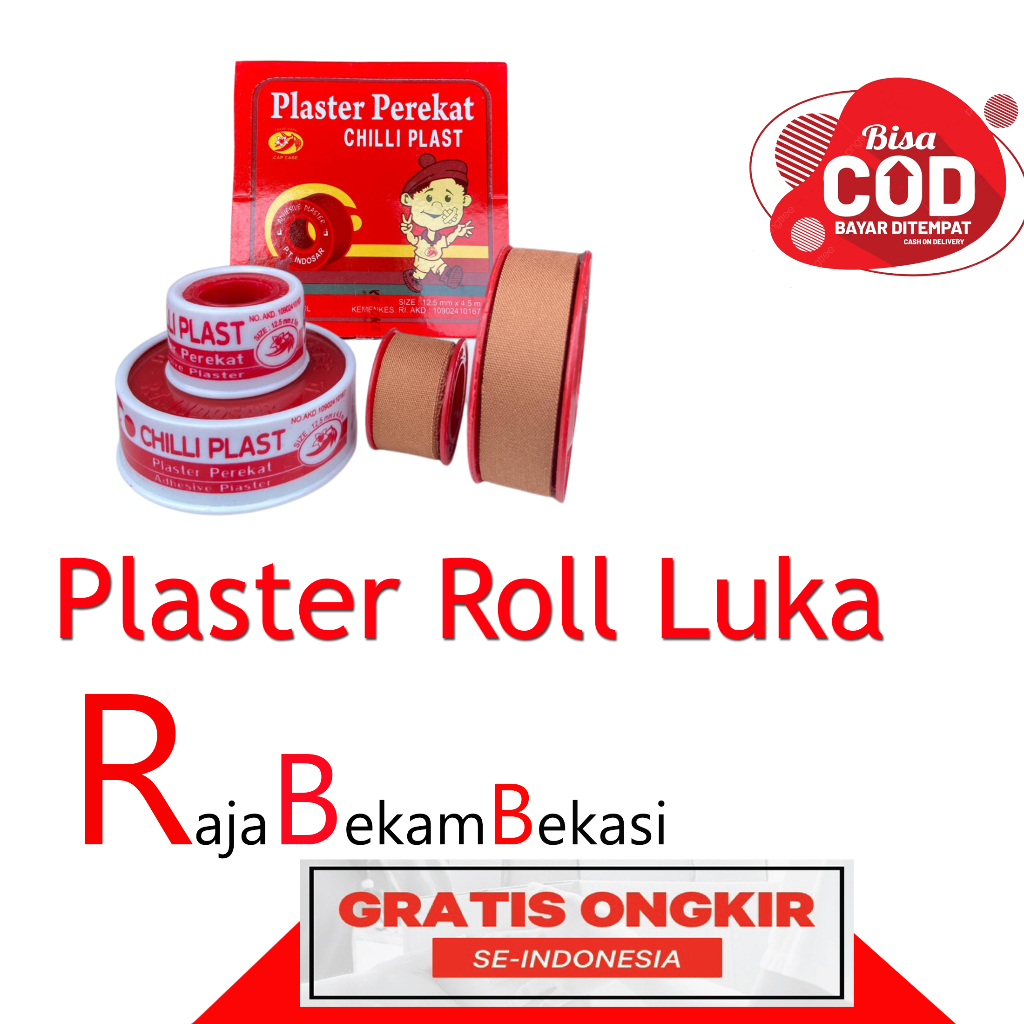 Chilli Plast Plester Luka Rol Plester Roll Luka