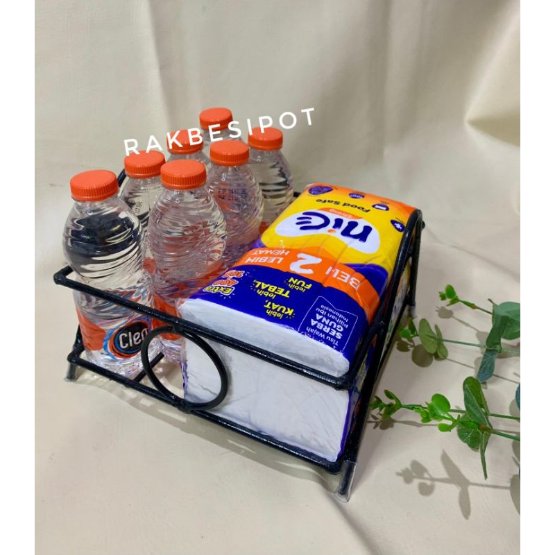 Rak aqua Minuman Air mini/rak botol minuman