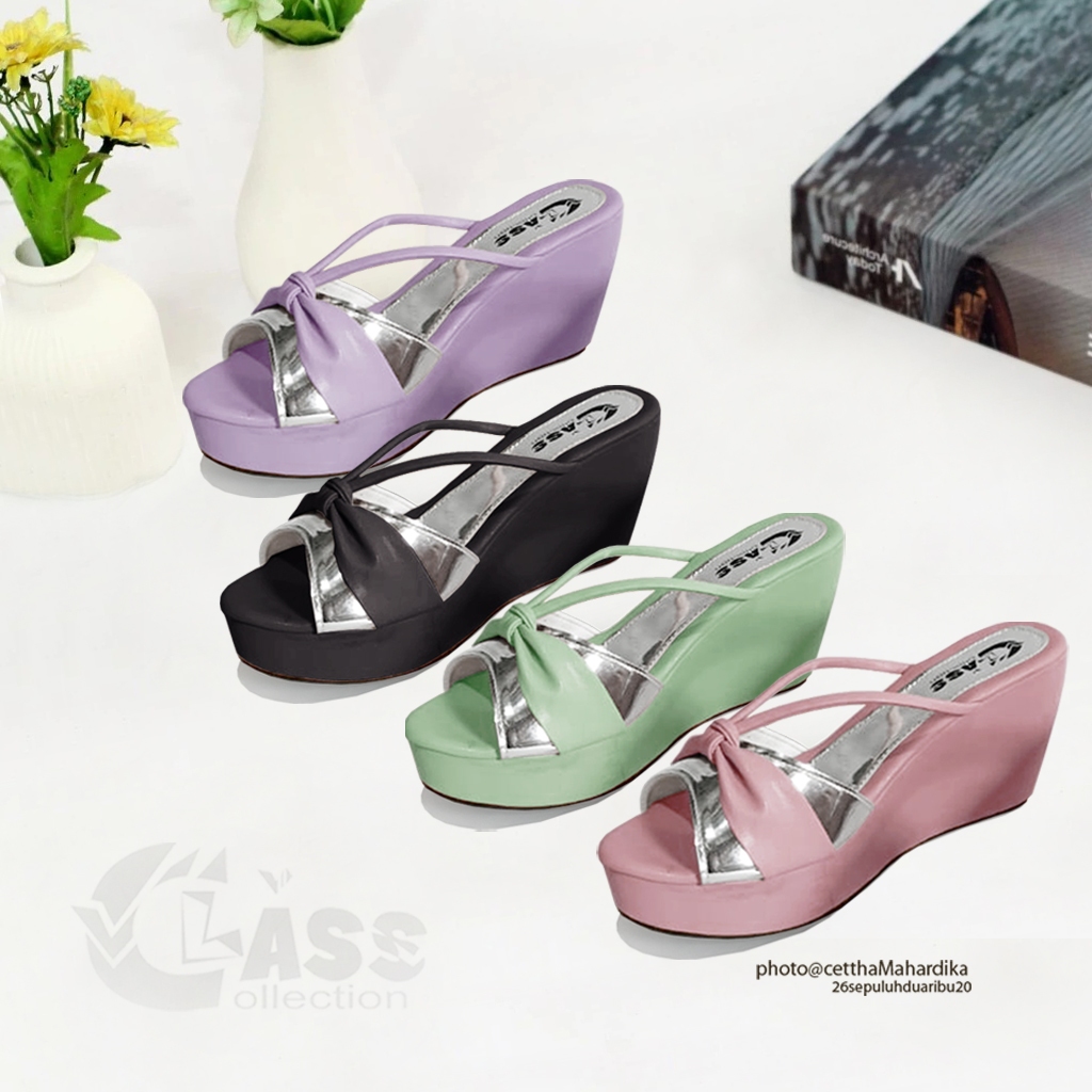 Sandal Wedges Wanita - Talita Tinggi 7 cm by JCollection