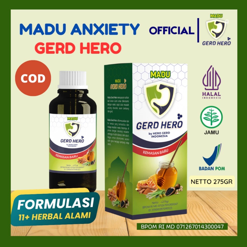 

Madu Gerd Hero Untuk Anxiety Disorder Gerd Asam Lambung