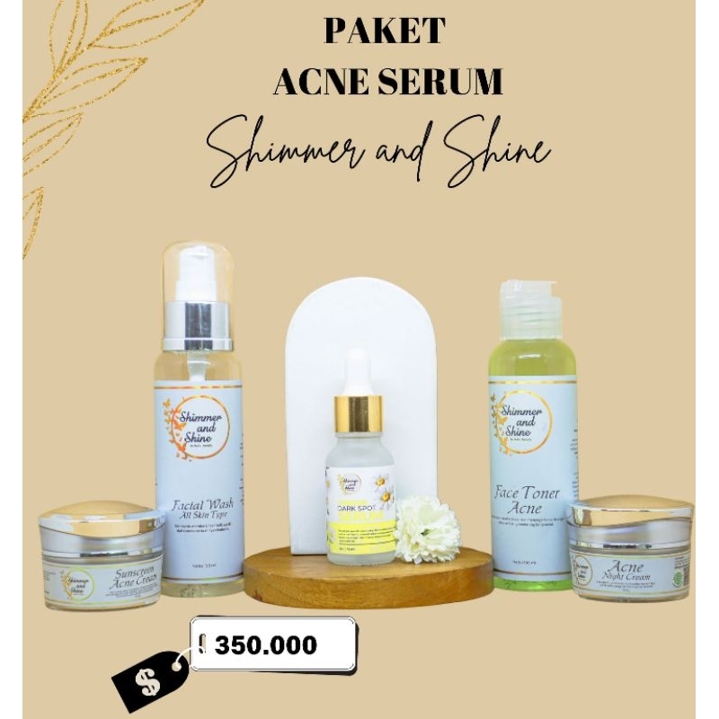 Paket Acne Serum Shimmer and Shine