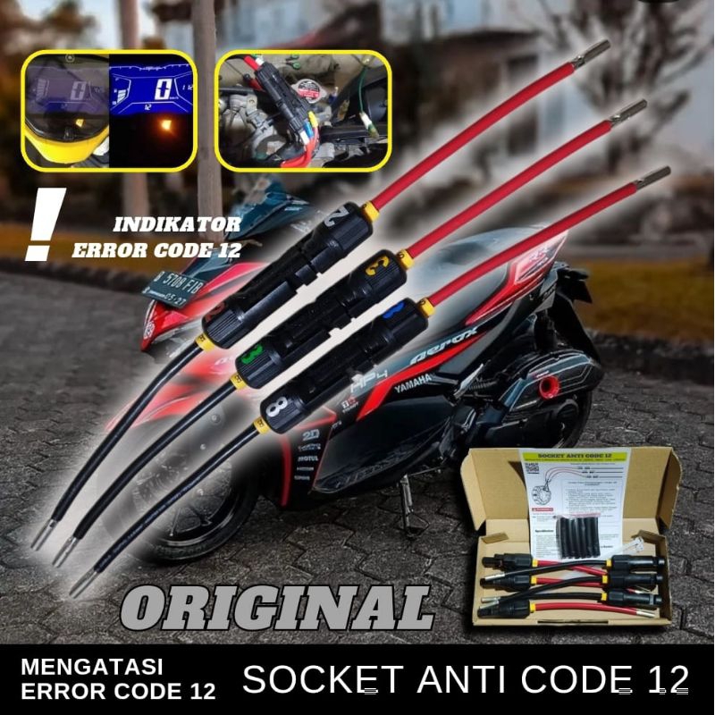 KODE 12 / SOKET SPULL AEROX 155 / SOKET Lexi 125 / SOCKET AEROX KODE 12