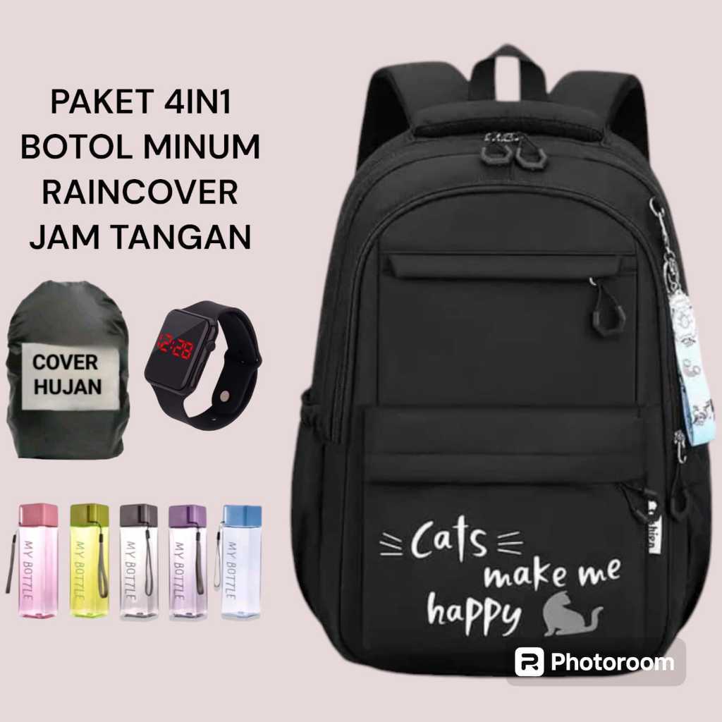 Martin [ COD ]Tas sekolah anak perempuan sd dan smp - Tas Cute Korean Style - Tas sekolah kekinian p