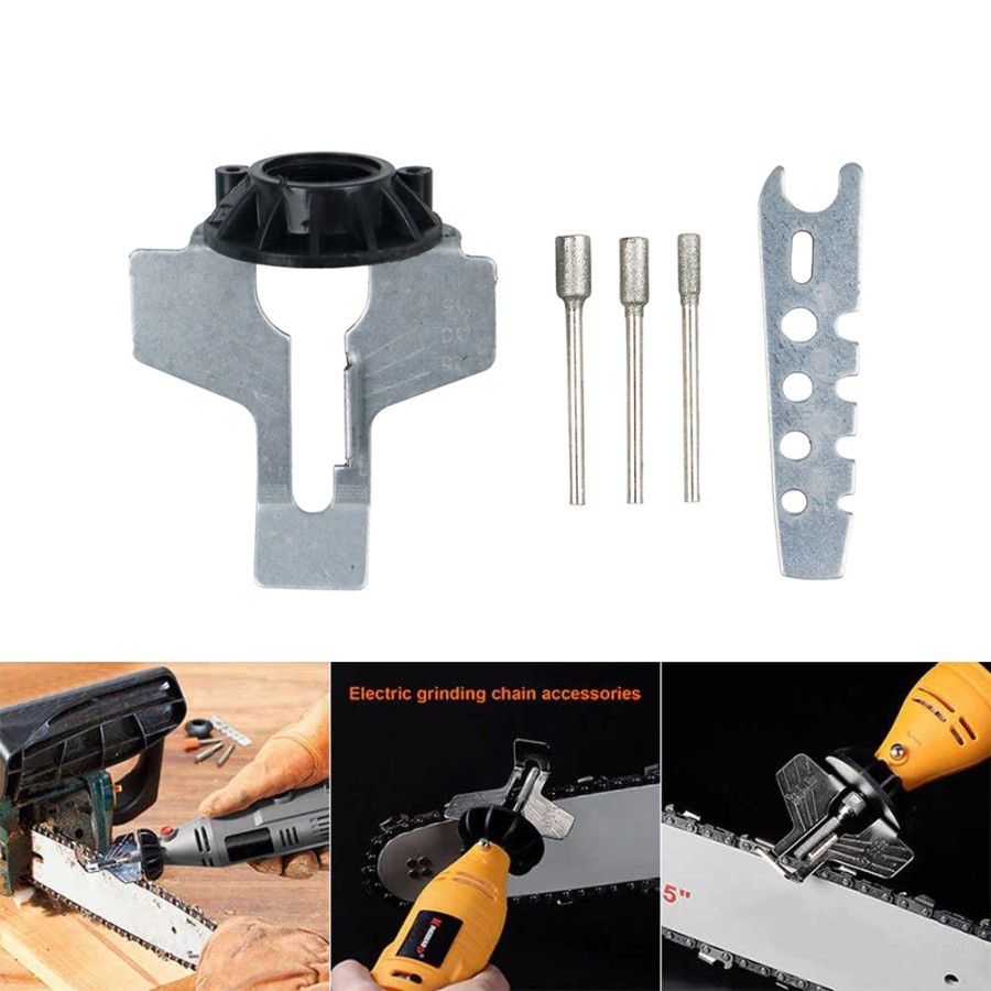 GUIDE ALAT ASAH mata gergaji chainsaw include mata kikir diamond arbor mini grinder M17 18mm