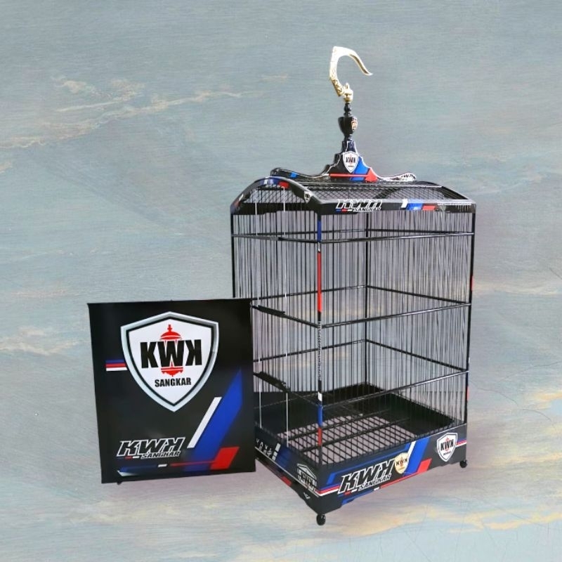 sangkar kandang koper kwk decal racing