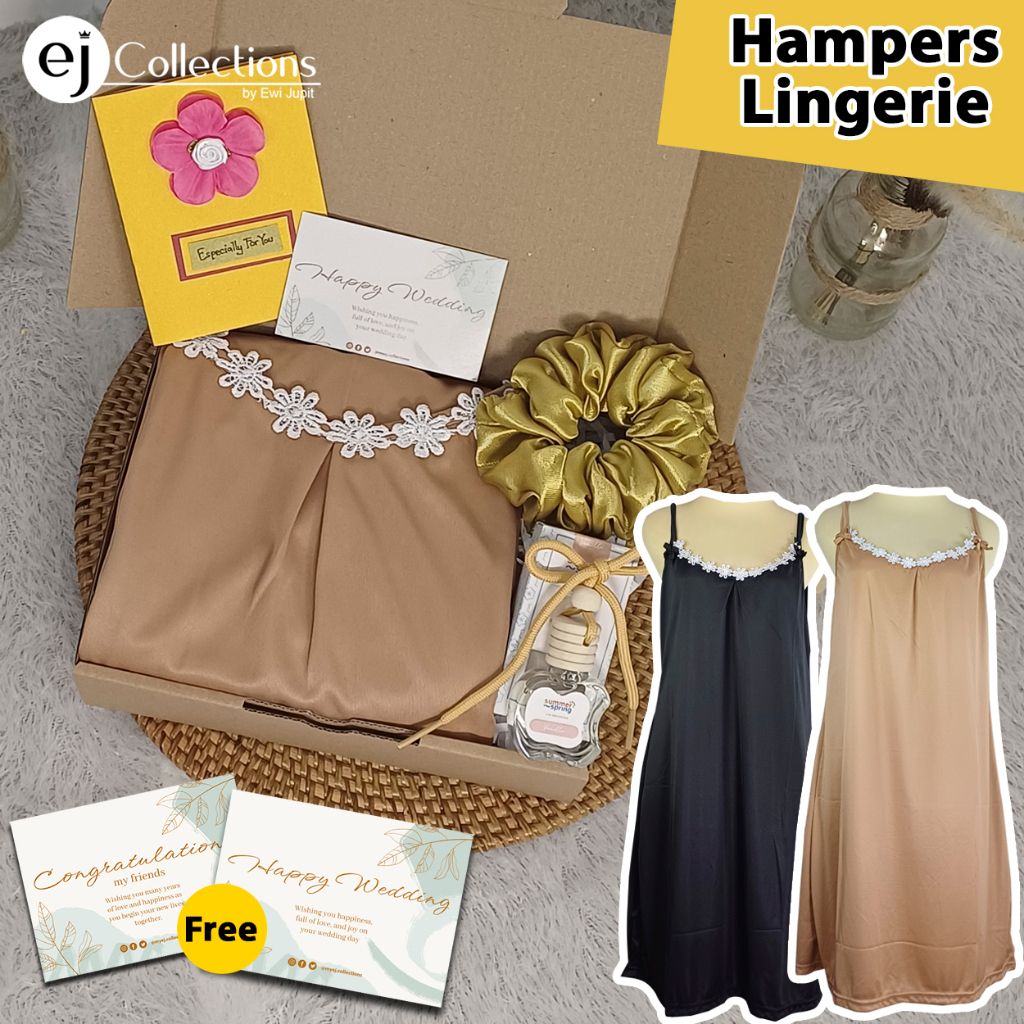 Kado Pernikahan Gift Hadiah Nikah Hampers Wedding Seserahan Lingerie Baju Tidur Wanita