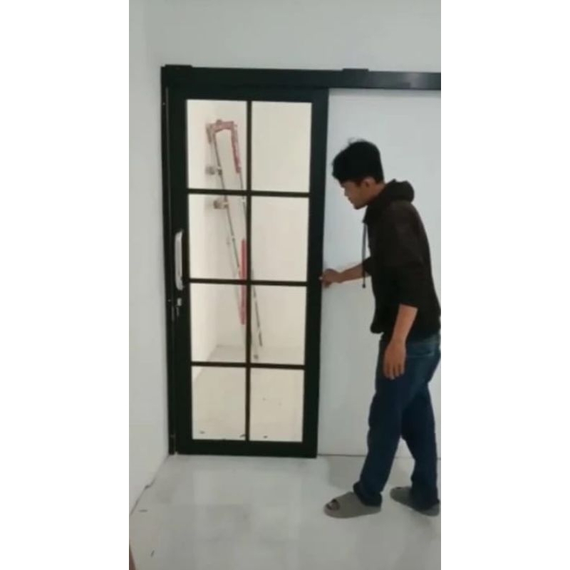 Pintu Sliding Satu Daun.
