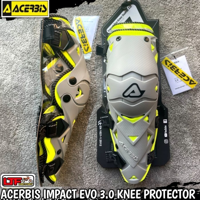 ACERBIS IMPACT EVO 3.0 KNEE GUARD PROTECTOR - DEKER LUTUT PELINDUNG KAKI SET SEPEDA BMX MTB DH DOWNH