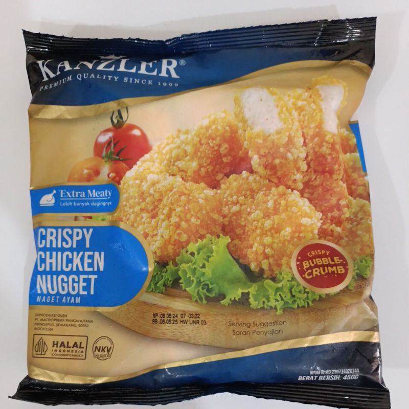 

KANZLER CRISPY CHICKEN NUGGET 450 GR